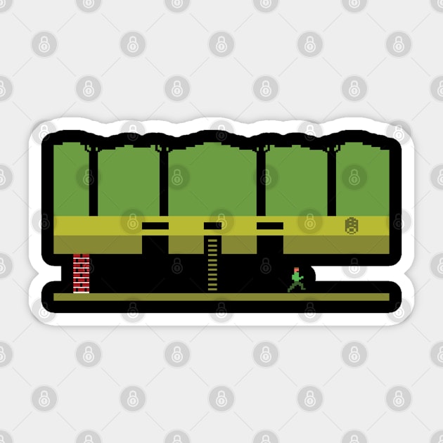 8bits-Pitfall-V2.0 Sticker by X4M0